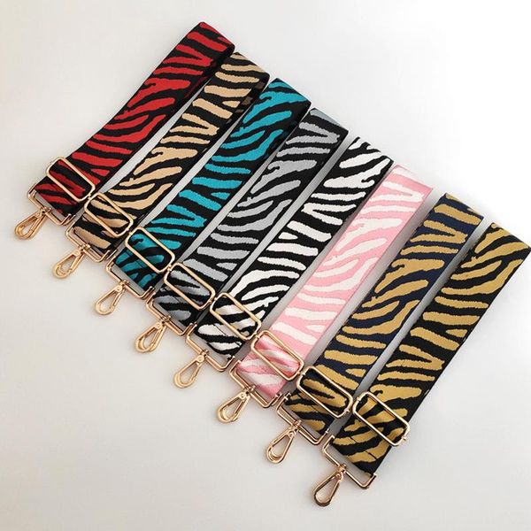 

bag parts & accessories replacement belt adjustable part accessory fashion strap durable shoulder anti-gravity zebra pattern, Black