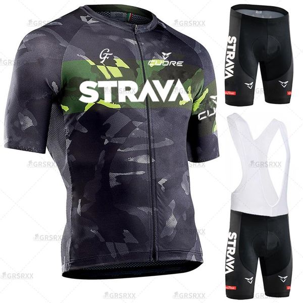 

cycling jersey set breathable mountain bike clothes mtb bicycle uniform road racing sportswear ciclismo sets, Black;blue