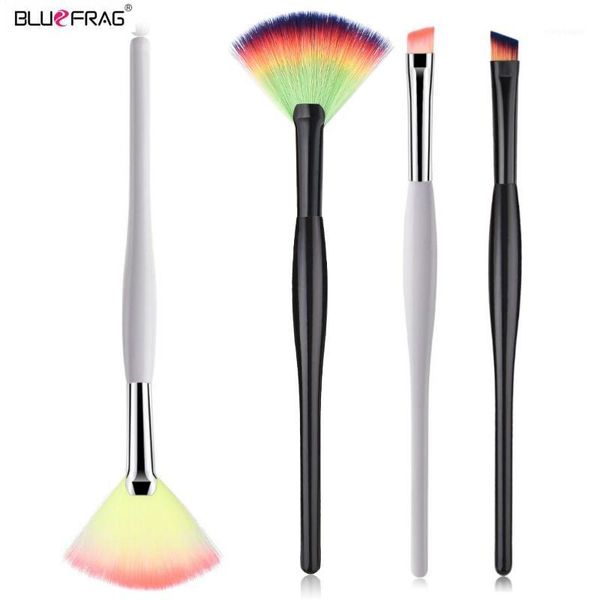 

highlighter fan brush eyebrow bluefrag synthetic makeup brushes professional make up tools 2/1pcs1