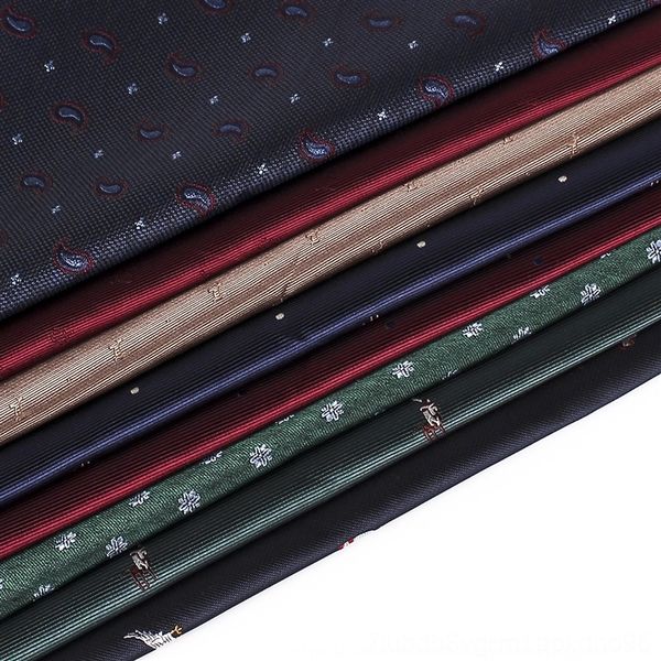 

l8c polyester scarf jacquard accessories jacquard elegant men's party business leisure formal bow ties accessories set pocket scarf bow, Black;gray