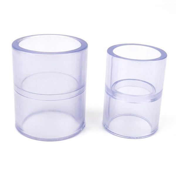 

watering equipments 1pc i.d 63-110mm transparent pvc pipe connectors industrial garden irrigation parts aquarium fish tank direct upvc tube