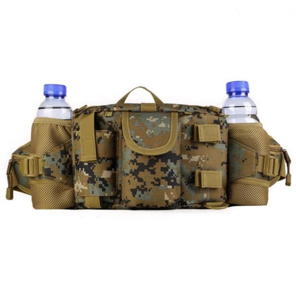 

military waist bag men nylon packs sport fanny pack fishing hunting hip belt bags handbag molle tactics waistpack outdoor