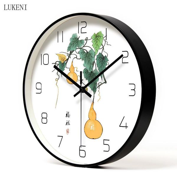 

wall clocks black stylish metal clock living room/bedroom/dining roomwall decor home