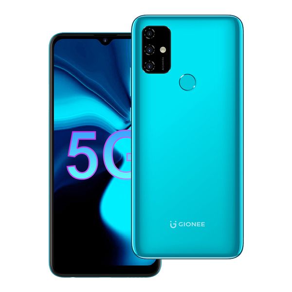 Original Gionee K7 5G Telefone Celular 8GB Ram 128GB ROM T7510 Octa Core Android 6.53 polegadas Full Screen 16.0MP AF 5000mAh Face ID Fingerprint SmartPone