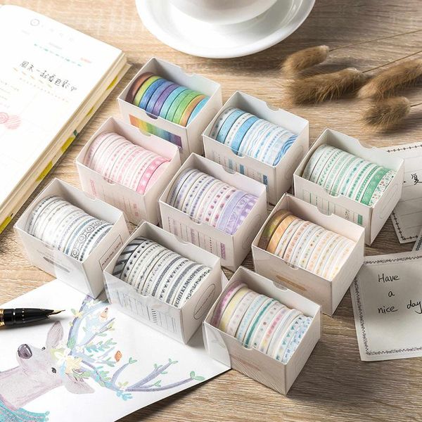 

gift wrap creative washi tape series suit scrapbooking notepad hand account practical function diy stationery decorative adhesive