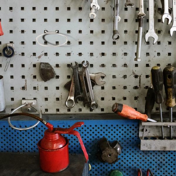 

hooks & rails 4pcs pegboard rings display board hanging cup hanger