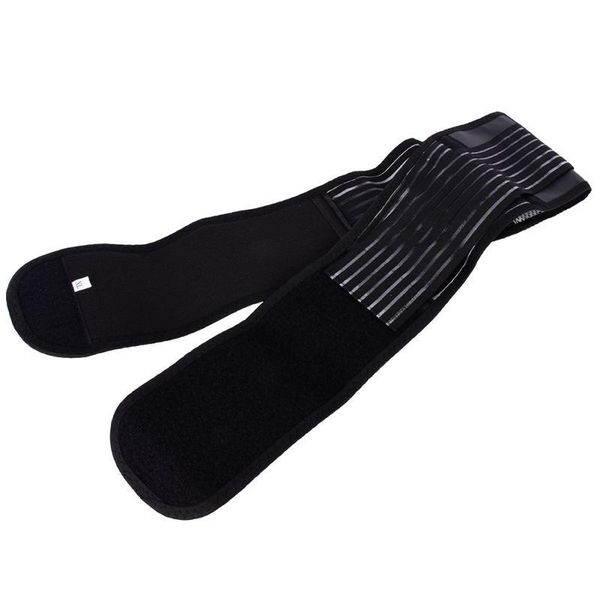 

1pcs universal double pull lumbar lower back support & supports belt brace pain relief protect the waist most, Black;gray