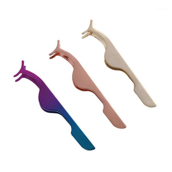

fake eyelash tweezer false eye lash applicator extension curler nipper auxiliary clip clamp makeup forceps tools1