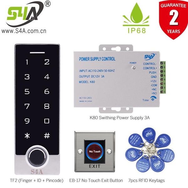 

fingerprint reader for outdoor access control keypad waterproof system rfid door lock kits