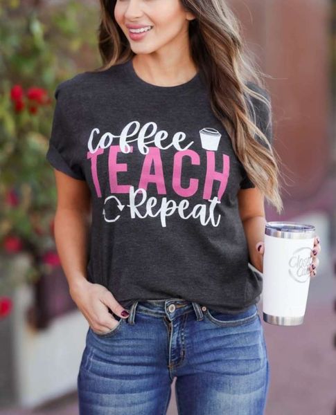 

women's t-shirt 2021 printed round neck short sleeve dryn, White