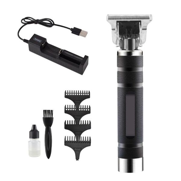 

hair clippers vintage oil head carving electric clipper usb carbon steel t-shaped rounded cutter design strong motivation haircut