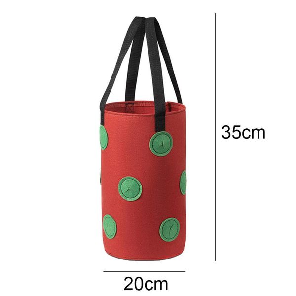 

planters & pots strawberry grow bag cloth planter breathable planting multifunction vegetable flower seedling gardening supplies