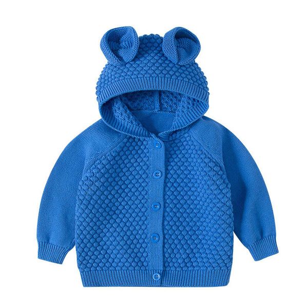 

boys cardigan kids coats baby outerwear cotton crochet knitting patterns children sweaters autumn winter clothing jackets cartoon b8640, Blue