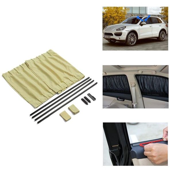 

2pcs/1 set universal s/l size car side window sunshade curtains auto windows curtain sun visor blinds cover car-styling