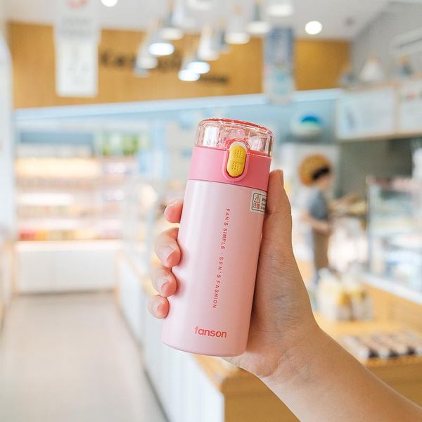 

water bottles stainless steal 270ml bottle gift mini cute tea for girls drinkware garrafa vacuum flasks thermoses ab50bwb