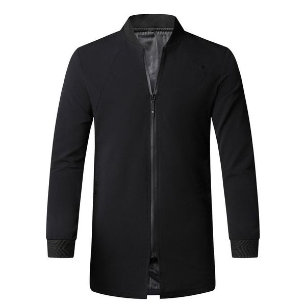 

men's jackets youth casual coat baseball collar lightweight jacket, Black;brown