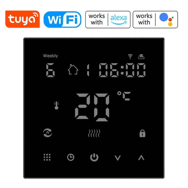 

smart home control tuya wifi hy607 digital intelligent temperature controller multifunction water heating electric floor boiler thermostat