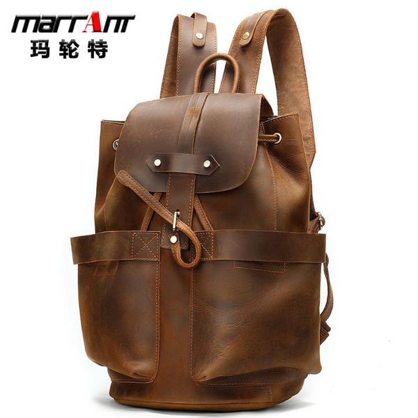 

backpack vintage leather for men and women travel the same header level bag