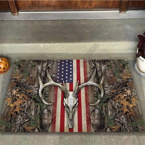 

carpets american flag hunting camo doormat 3d all ove printed non slip door floor mats decor porch