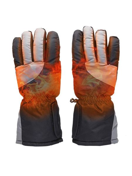 

ski gloves usb heating winter thickened for outdoor motorcycle heated touch screen riding