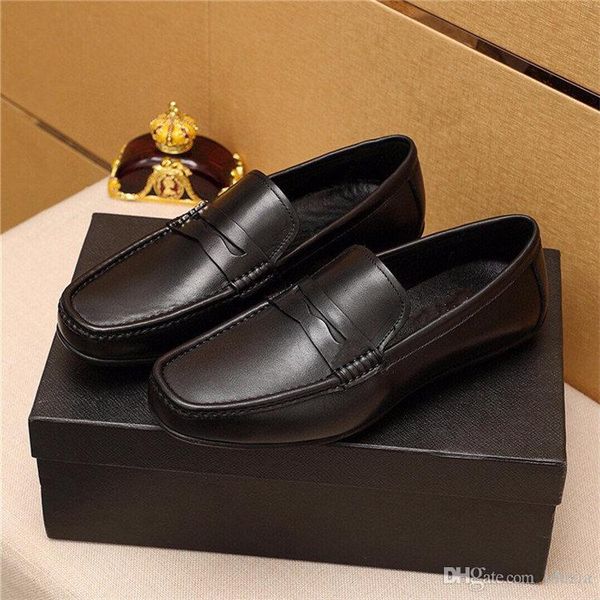 

l5 2020 new men's casual shoes trend wild fashion men's shoe low thick-soled shoes men leather shoes men zapatos de hombre, Black