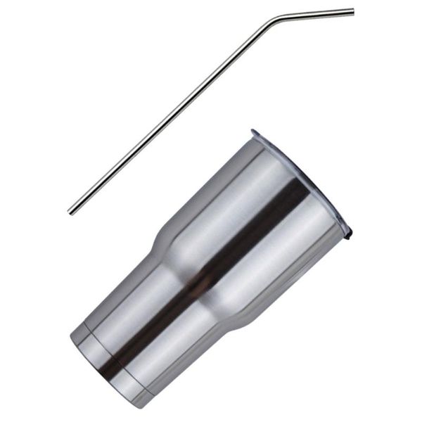 

water bottles 1 set stainless steel cup portable thermal heat insulation (silver)