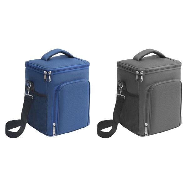 

storage bags e56c portable insulation lunch bag reusable box leakproof cooler tote with adjustable shoulder strap for office work