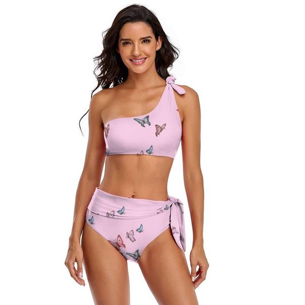 

butterfly bikini swimsuit bow women swimwear sale printed bath two piece bathing suit two-piece suits