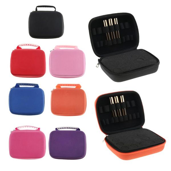 

storage bottles & jars 27 grids essential oil carrying bag for 5ml+10ml roller