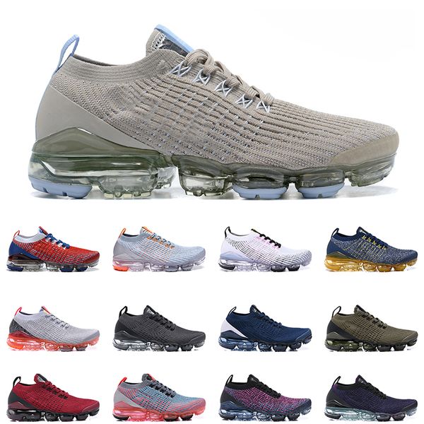 

3.0 men women running shoes triple black white particle grey electric green laser fuchsia usa oreo mens trainer