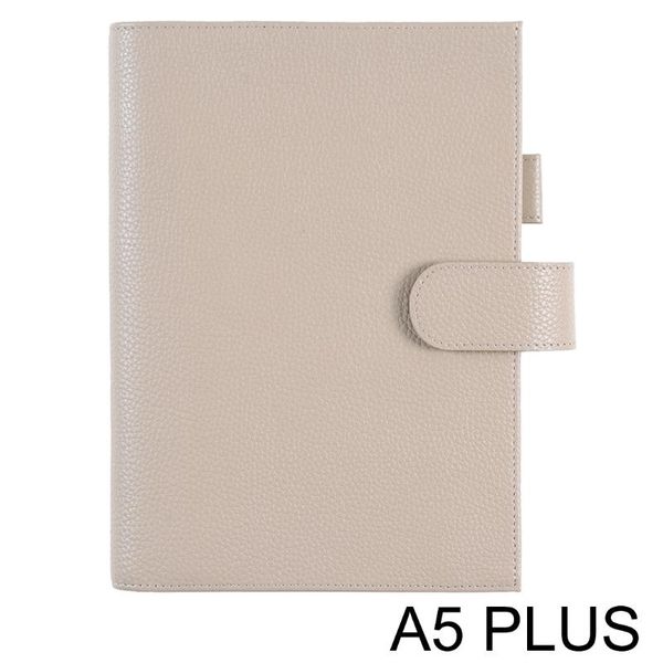 

notepads arrival moterm original series a5 plus cover for hobonichi cousin notebook genuine litchi grain leather organizer planner, Purple;pink