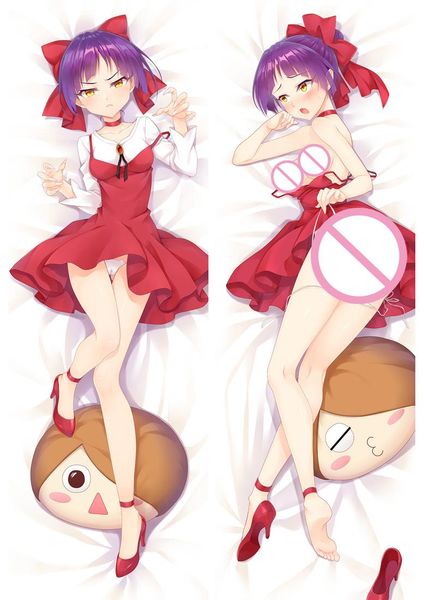 

pillow case japanese coscase anime gegege no kitaro neko musume otaku dakimakura throw cover hugging body pillowcase