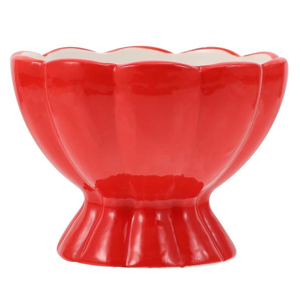 

bowls 1pc european tall dessert bowl salad breakfast (assorted color)