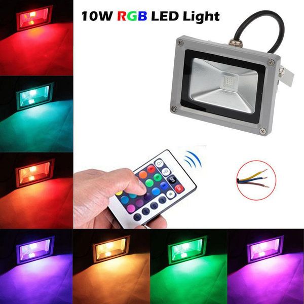 

lawn lamps wholesale 10w rgb color changing landscape lights ac85-265v ip65 outdoor decorative wall wash lighting