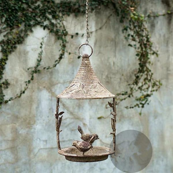 

other bird supplies metal parrot feeder home garden decor retro rustic vintage weathered country handmade