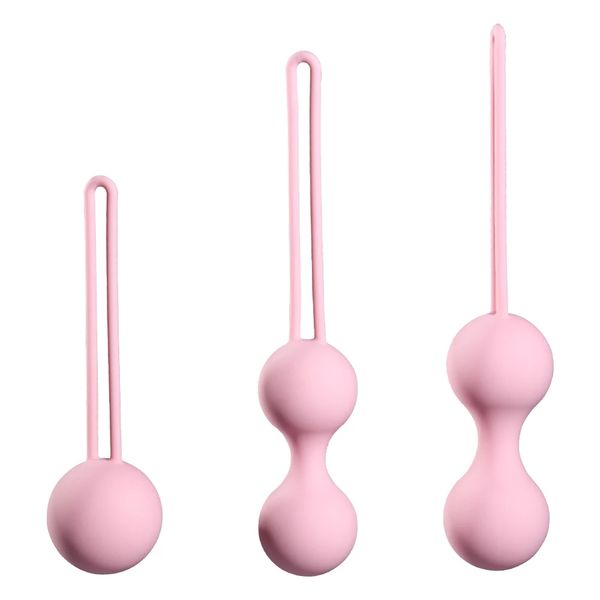 Sex Toys Adult Toys Practice com bola de silicone magnética vibrador de geisha feminina. 1012