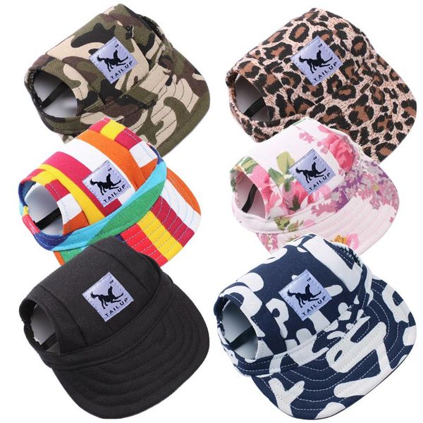 

pet dog hat accessories baseball cap windproof travel sports sun hats for puppy large cat outdoor multicolor apparel