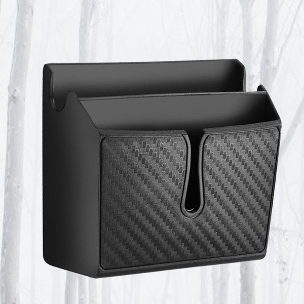

car organizer 1pc gap storage box practical case for phone drink money(black)