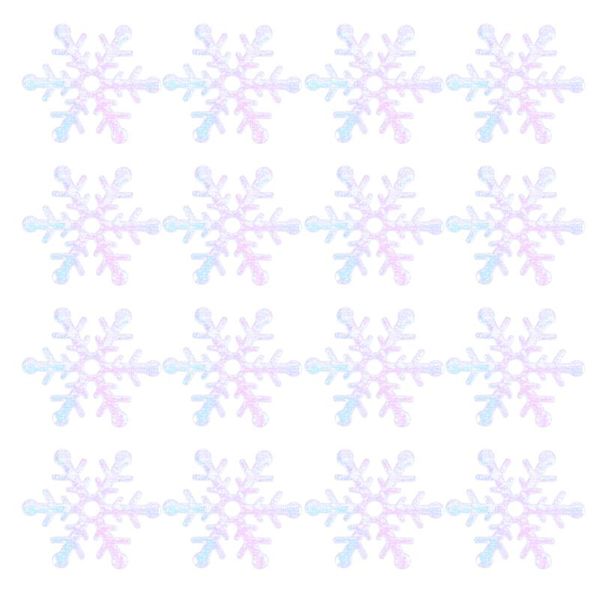 

christmas decorations 600 pcs 1 set unique snowflake adornments beautiful confetti (white)