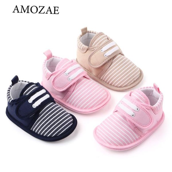 

first walkers born baby boy shoes casual shoe gilrs stripe sports sneakers spring/summer breathable non-slip soft sole