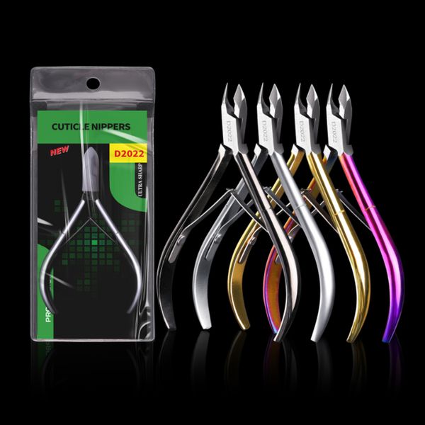 Profissional Cuticle Cutter Pusher Trimmer Manicure Ferramentas com Duplo Primavera Prenda Ferramenta para Pedicure Beleza em Casa Spa Salon