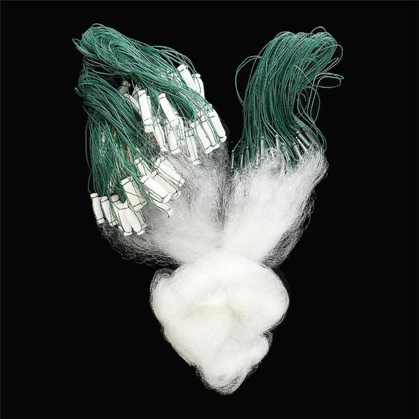 

25m 3 layers monofilament fishing fish gill net with float 5 types fiber practical tool accessories