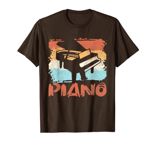 

piano player pianist musician | music lover gift t-shirt, White;black