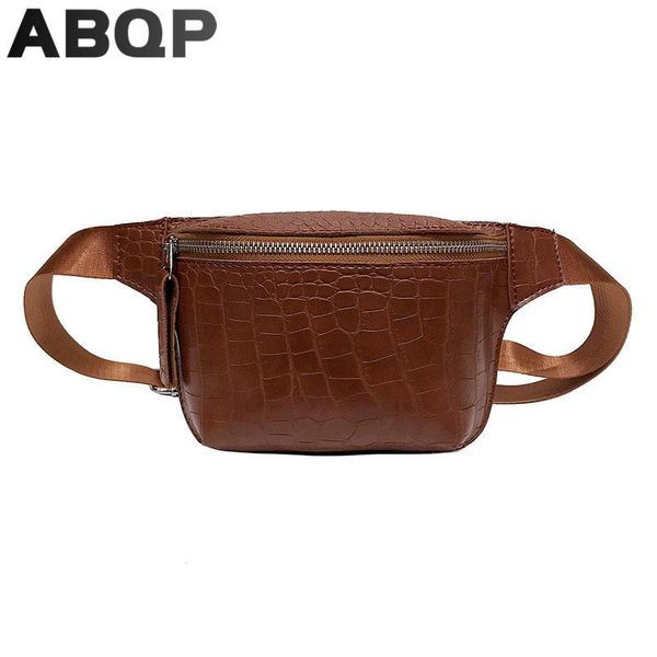 

waist bags abqp alligator women's fanny pack leather for women designers summer female chest bag