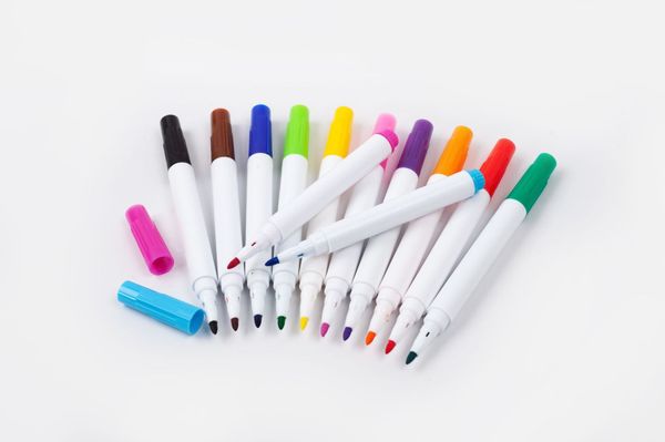 

erasable large stationery set painting whiteboard pen, Black;red