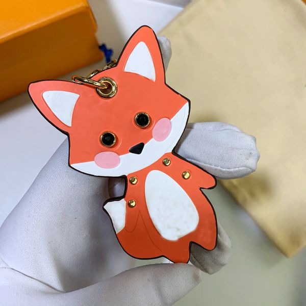 

bag accessories small foxs jewelrys fashion rhinestone leather fox leathers pattern car keychains jewelry ornaments animal keychain holder 1, Black
