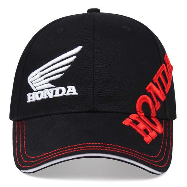

honda racing cap men's baseball outdoor sun proof motorcycle 4s shop car, Blue;gray