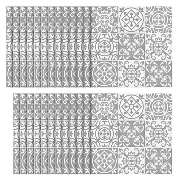 

retro tile stickers pvc wall home decor table cloth