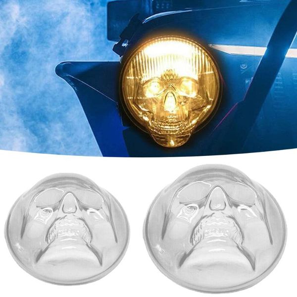 

lamp covers & shades halloween skull car headlight lens shell cover auto front fog light hoods bulb decoration