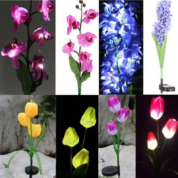 

lawn lamps ikvvt solar power flower led landscape light garden stake lamp outdoor patio yard
